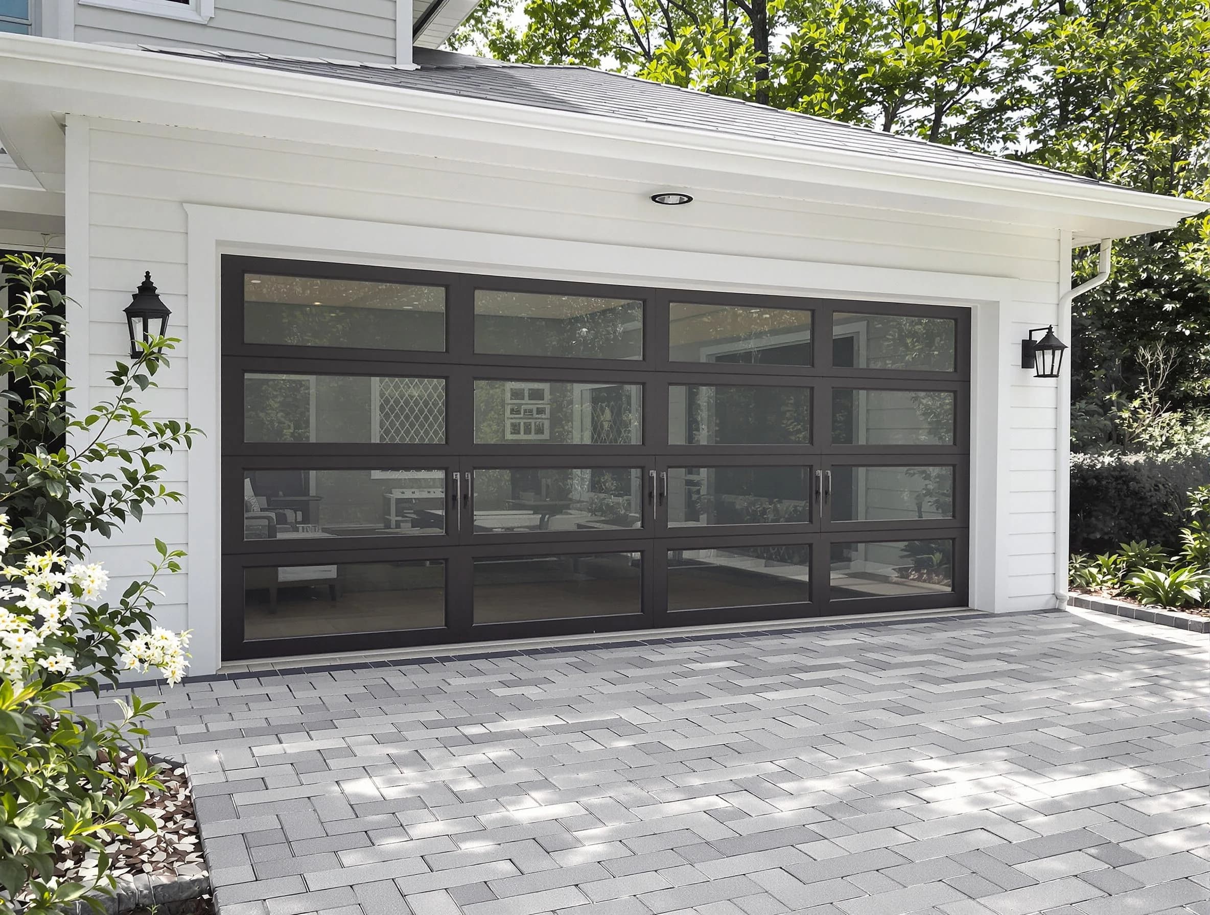 Fort Lupton Garage Door Repair design specialist presenting custom garage door options to Fort Lupton homeowner