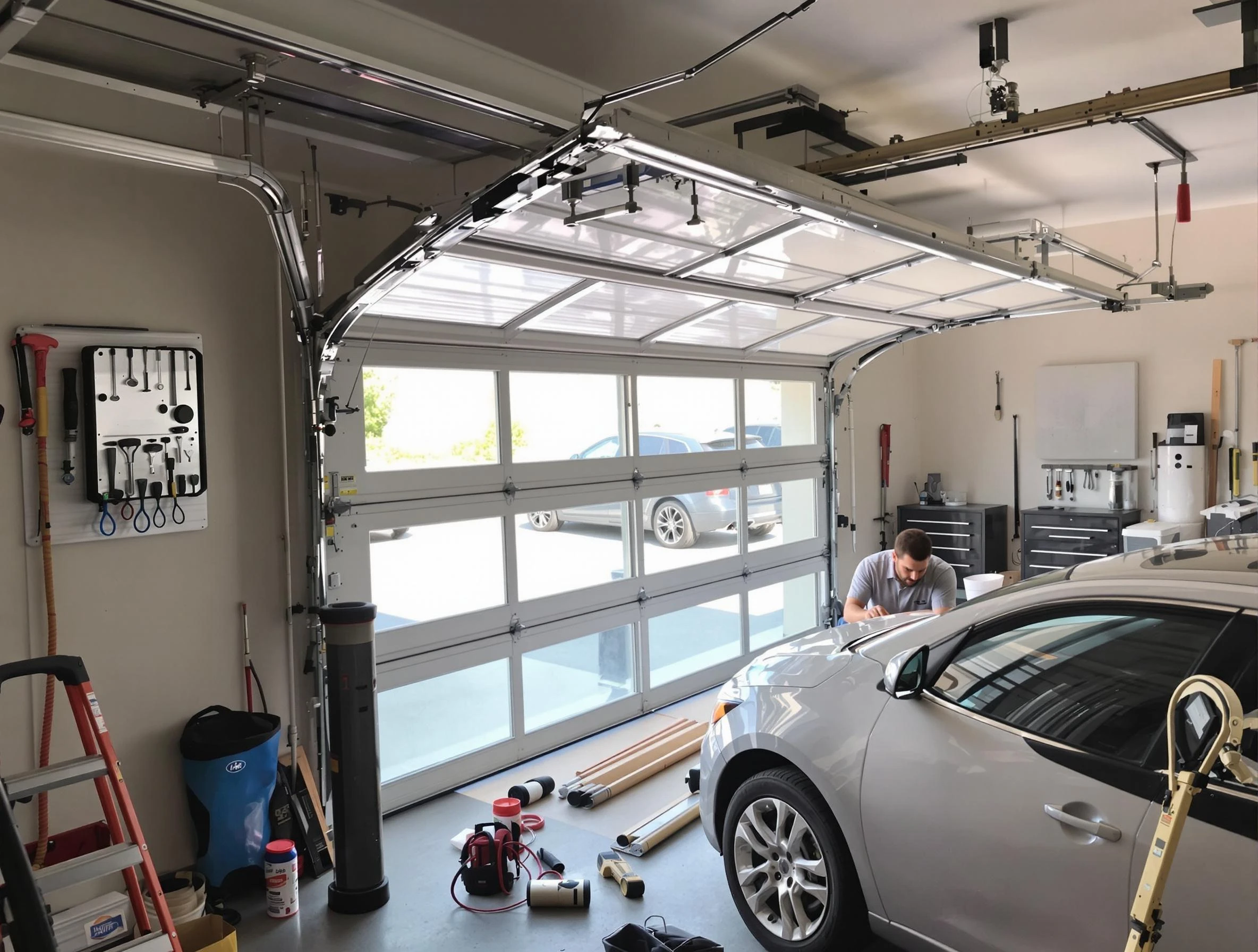 Garage door noise reduction service by Fort Lupton Garage Door Repair in Fort Lupton